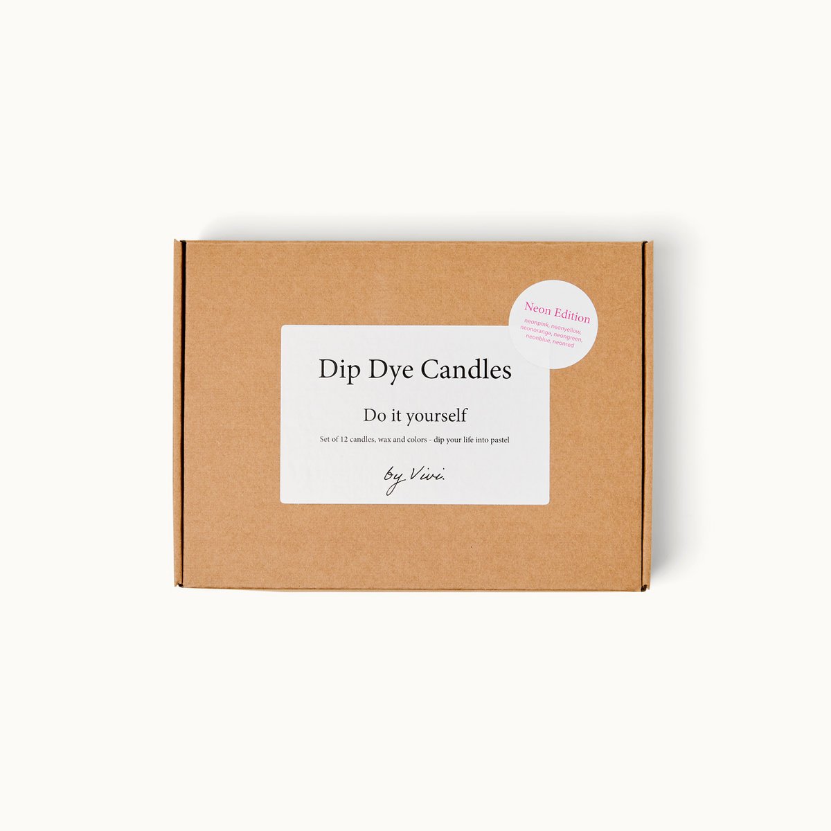 DIY Box - Dip Dye Kerzen: Neon Edition
