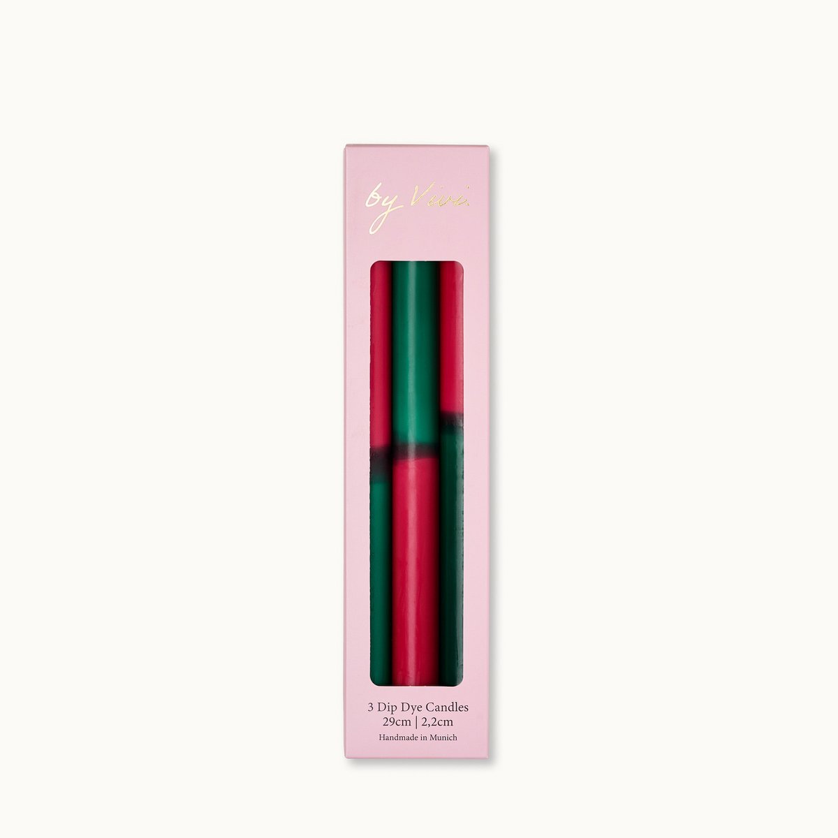 Dip Dye Kerzen „Tall Christmas Edition“