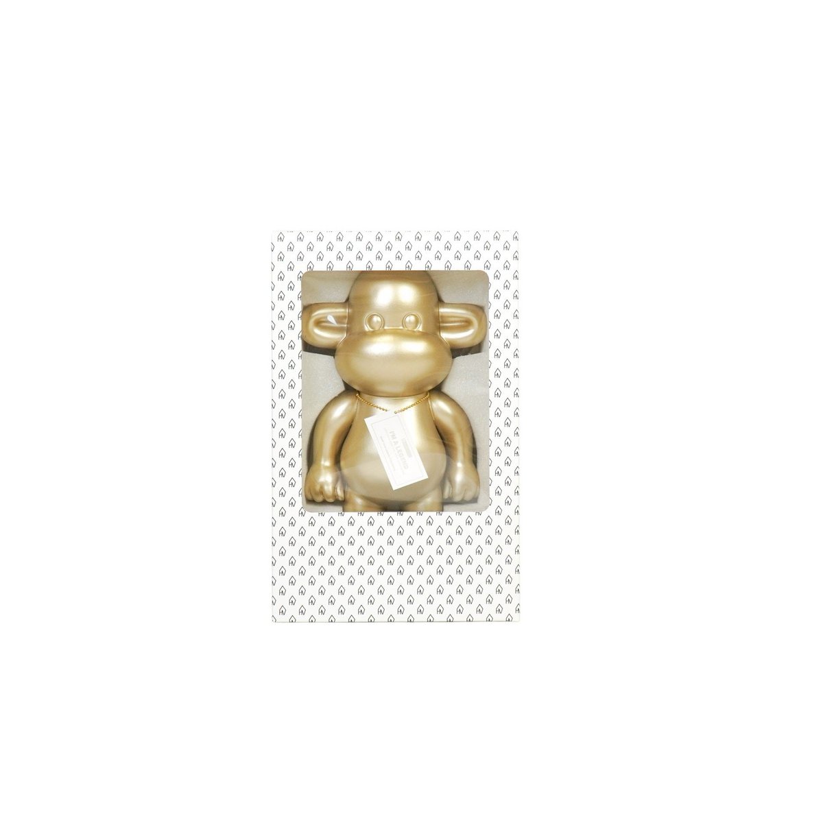 Affenfigur "The Legend" - 20,5x13,5x35cm - Gold