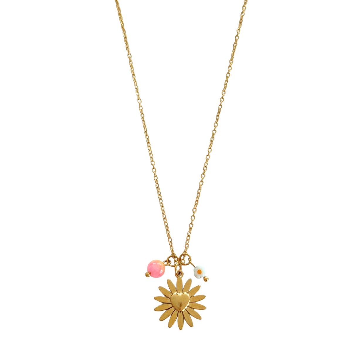 Blüte & Balance-Kette - Gold