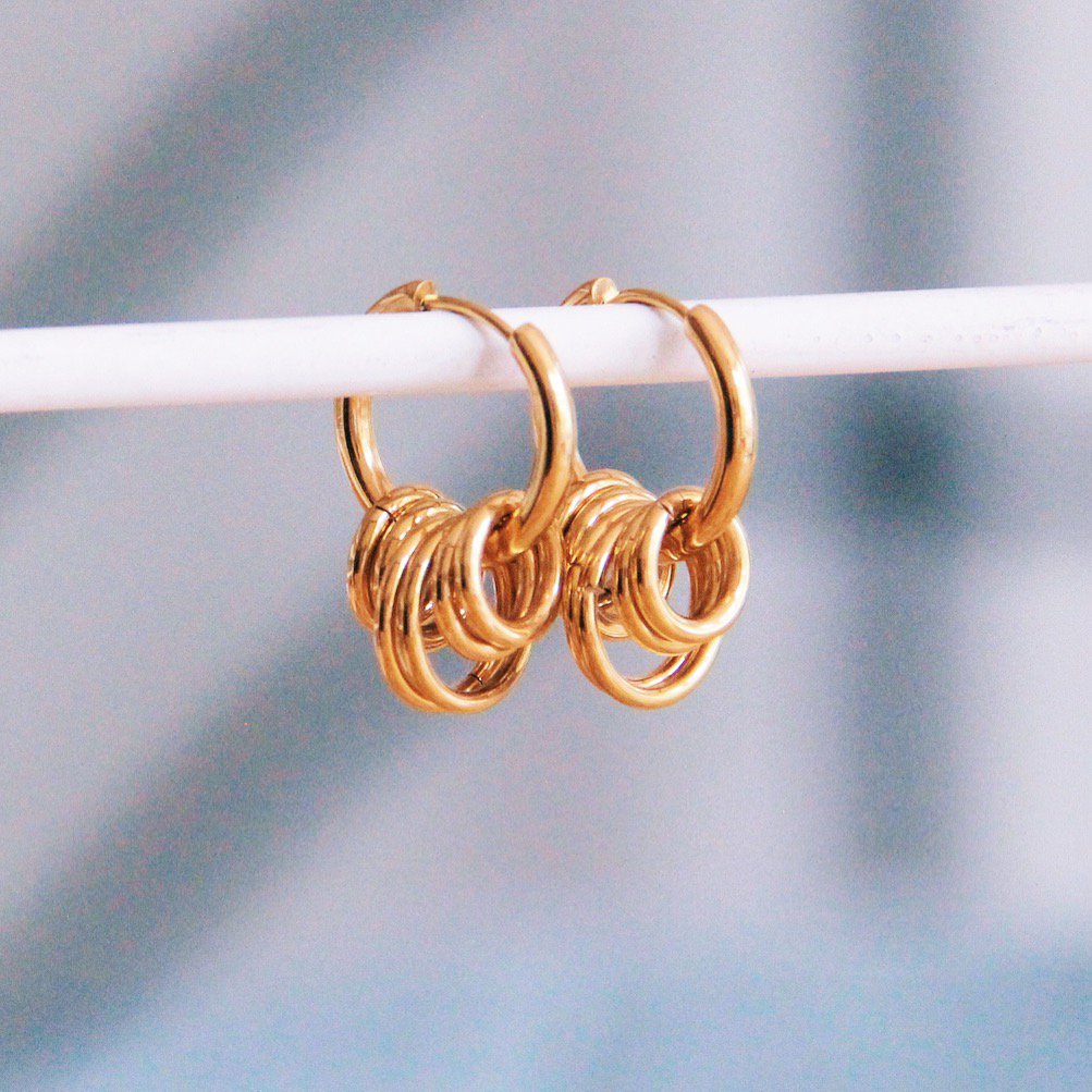 Creolen mit Ringen