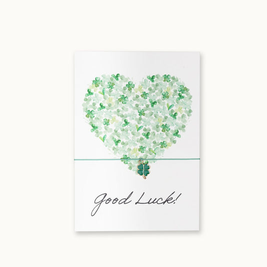 Armband-Karte „Good Luck“