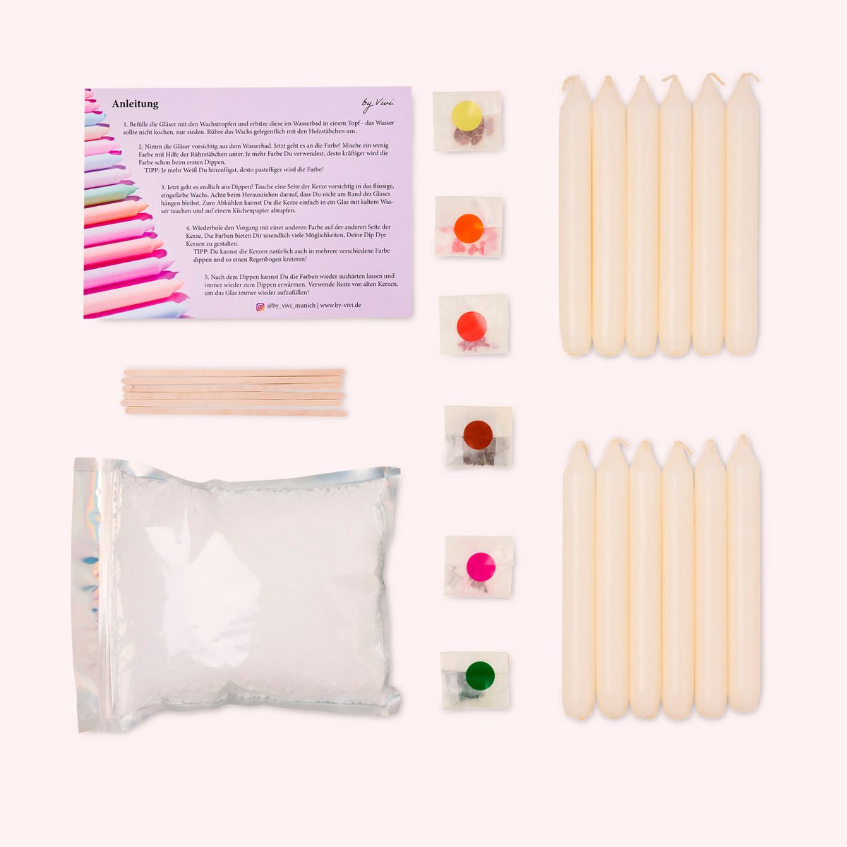 DIY Box - Dip Dye Kerzen Pumpkin Spice