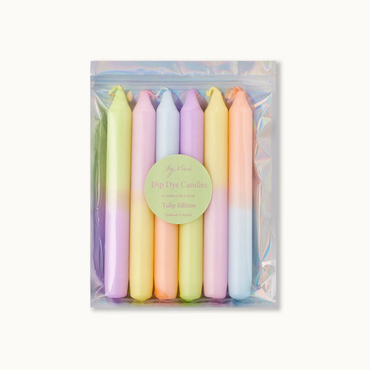 Dip Dye Kerzen „Tulip Edition“