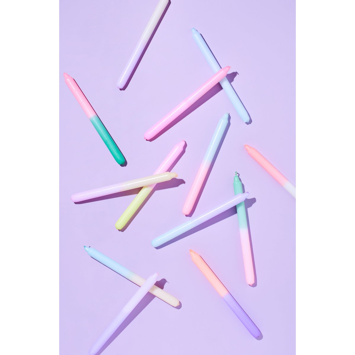 Dip Dye Kerzen „Tall Sorbet Edition“
