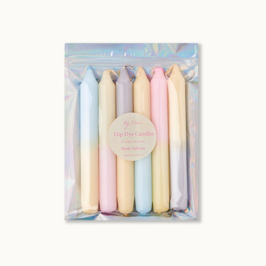 Dip Dye Kerzen „The Nudes“