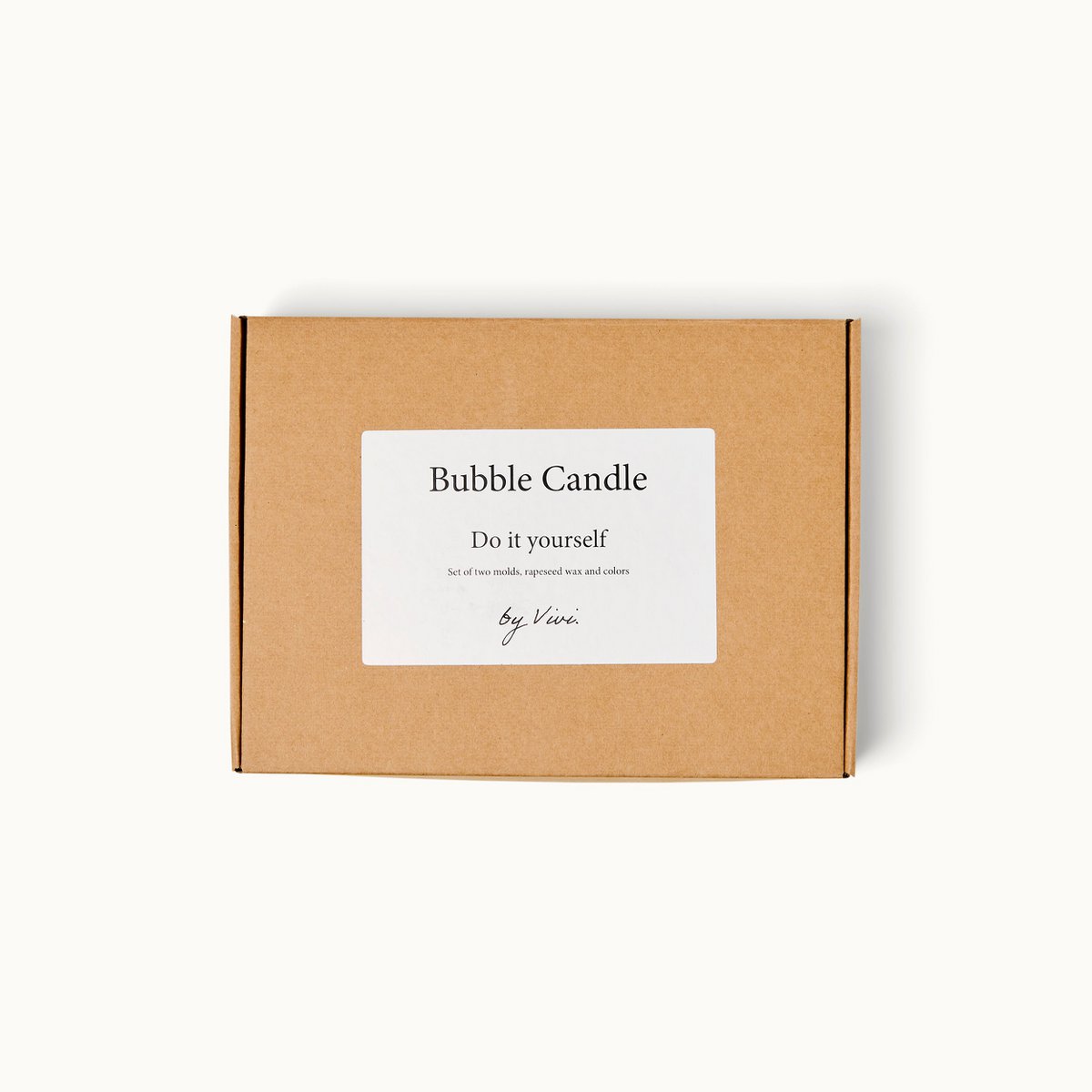 DIY Box - Bubble Kerze