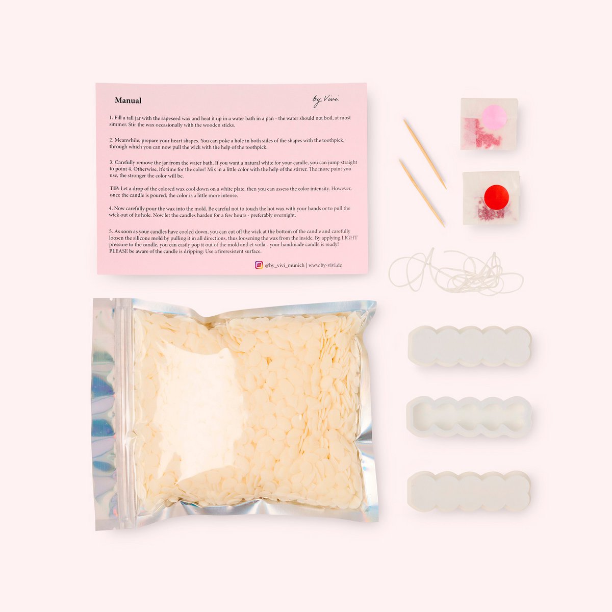 DIY Box - Kerze in Herzform