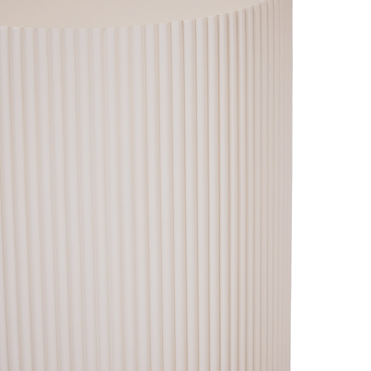 Beistelltisch / Säule Zylinder - MDF - Sand - 39x45 cm