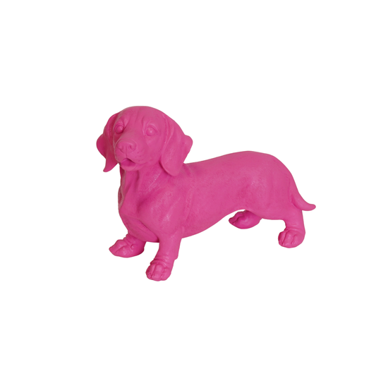 Dackel - Pink- 35x23x19cm