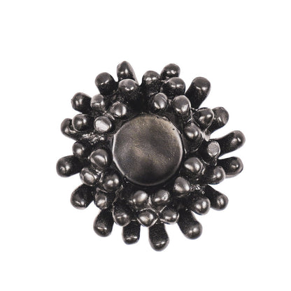 Kerzenhalter - Teelicht - Seeanemone - Schwarz - 10x10x6cm