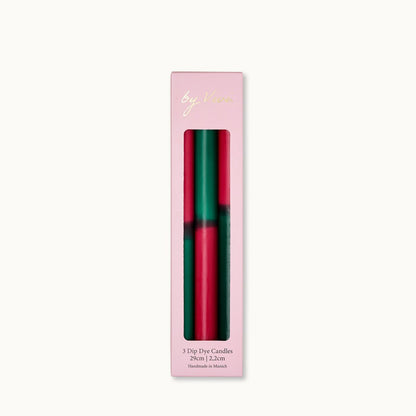 Dip Dye Kerzen „Tall Christmas Edition“