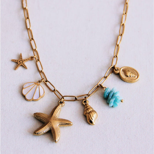 Charm Halskette "Ozeanbrise"