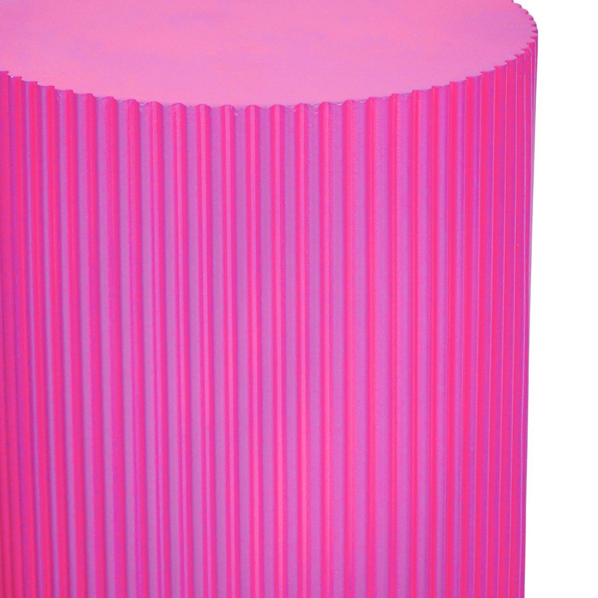 Beistelltisch / Säule Zylinder - MDF - Neon Pink - 30x65 cm