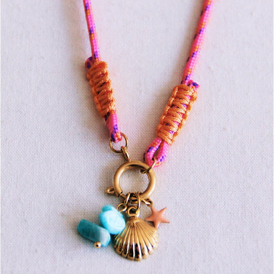 Surf-Halskette mit Charms