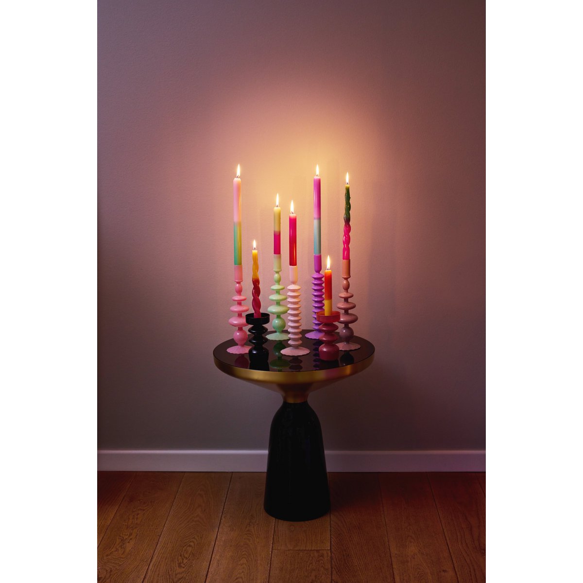 Dip Dye Kerzen „Birthday Cake“