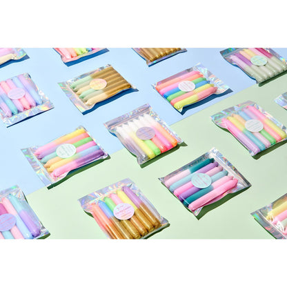 Dip Dye Kerzen „Birthday Cake“