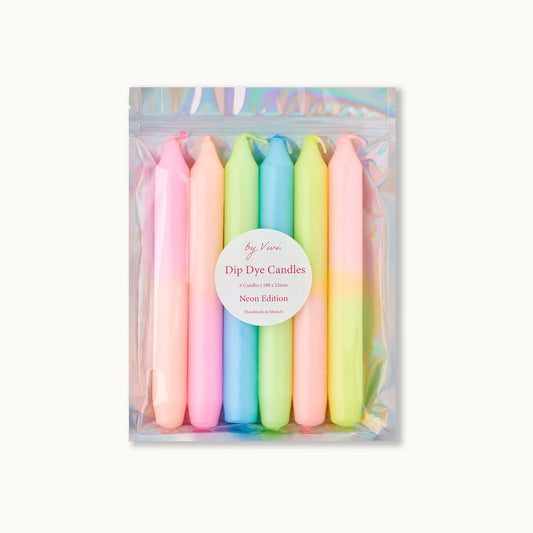 Dip Dye Kerzen „Neon Edition“