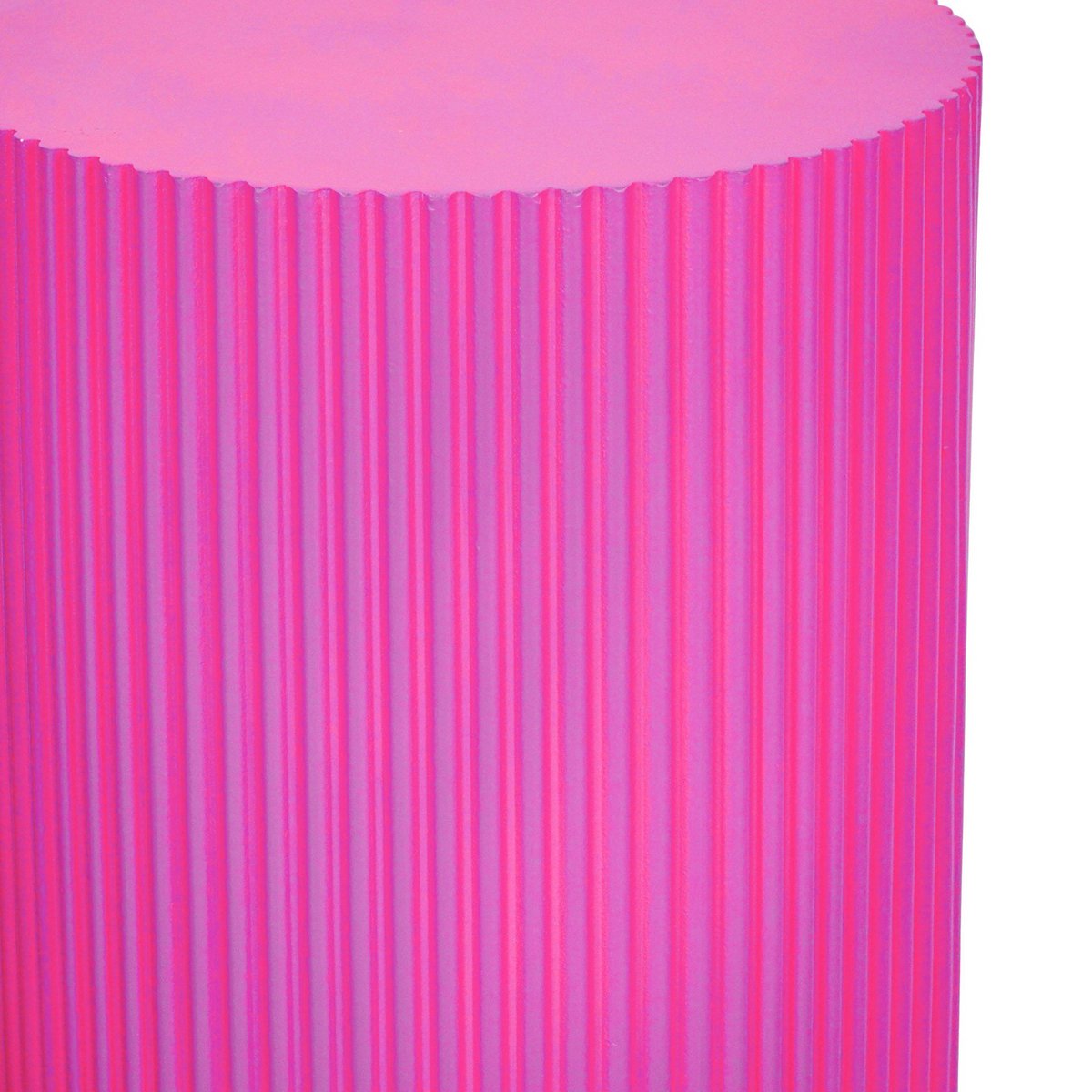 Beistelltisch / Säule Zylinder - MDF - Neon Pink - 30x54 cm