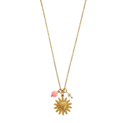Blüte & Balance-Kette - Gold
