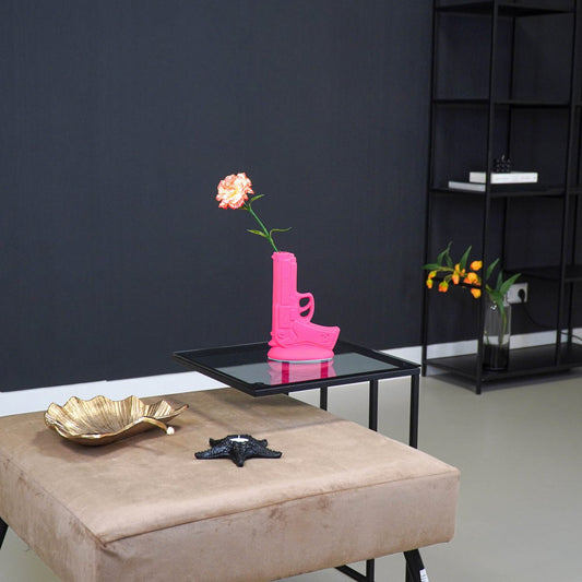 Vase - Gun - Neon Pink - 15x9x23cm