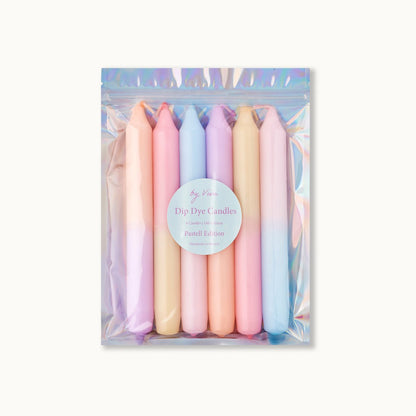 Dip Dye Kerzen „Pastell Edition“