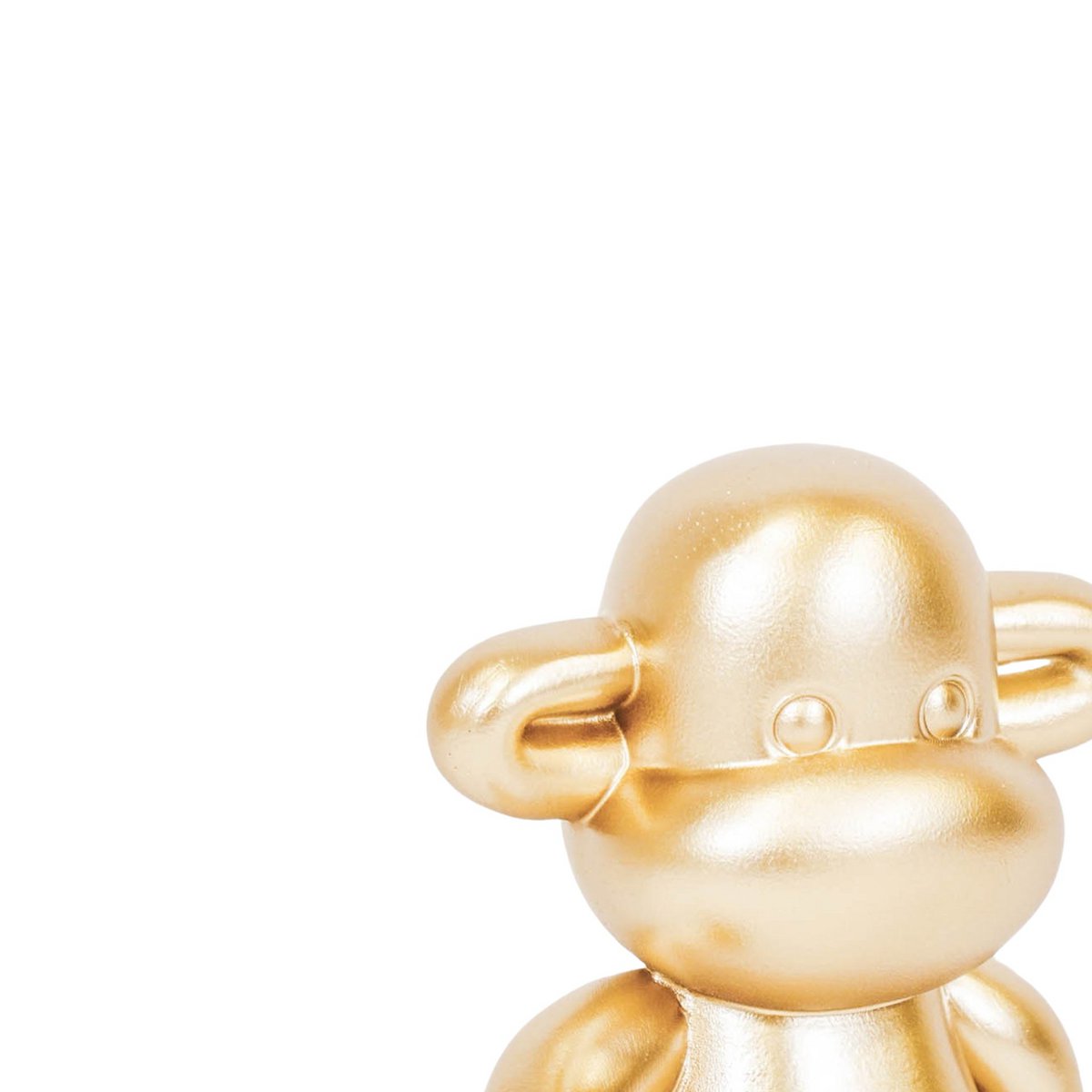 Affenfigur "The Legend" - 20,5x13,5x35cm - Gold