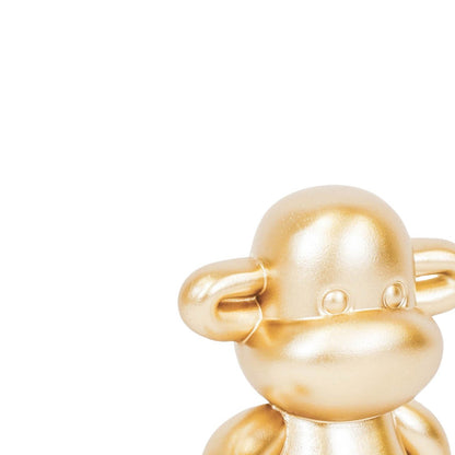 Affenfigur "The Legend" - 20,5x13,5x35cm - Gold