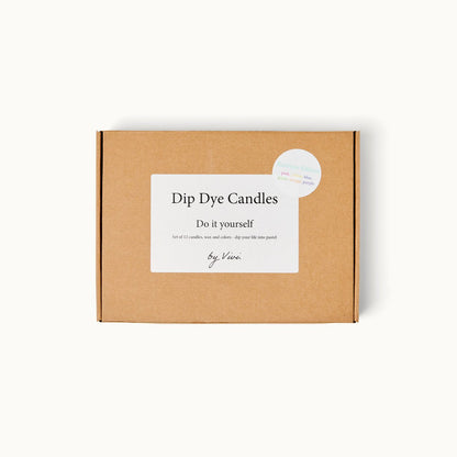 DIY Box - Dip Dye Kerzen: Rainbow Edition