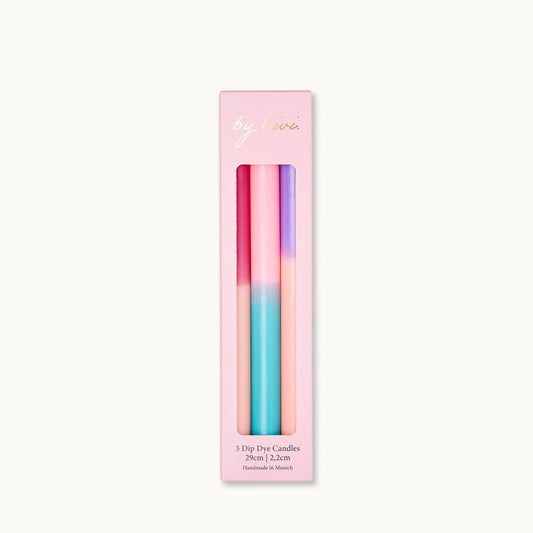 Dip Dye Kerzen „Tall Sorbet Edition“