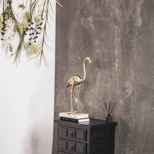 Flamingo - Gold - 16,5x10x39cm