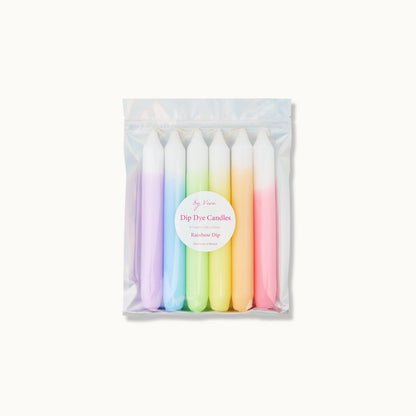 Dip Dye Kerzen „Rainbow Dip“