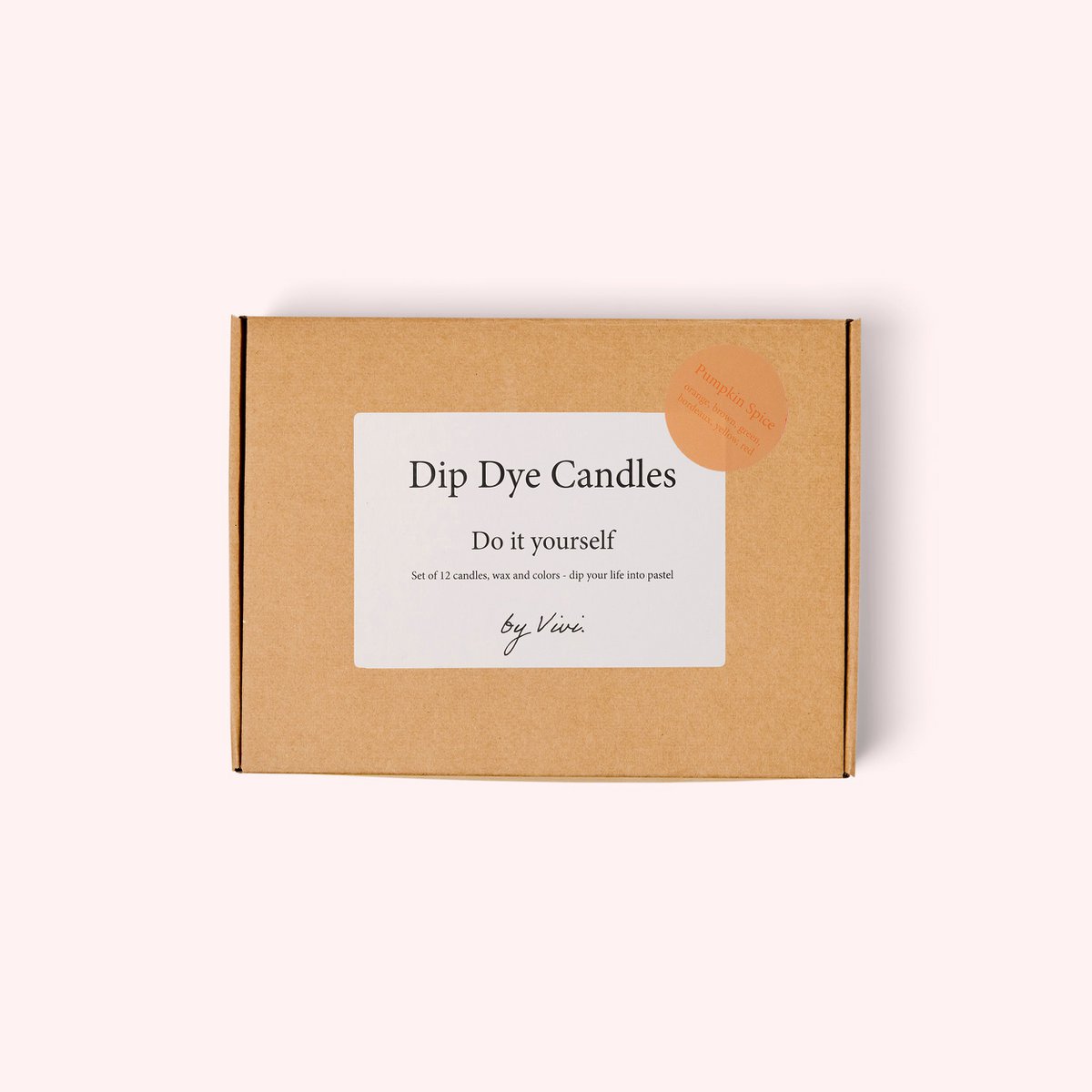 DIY Box - Dip Dye Kerzen Pumpkin Spice