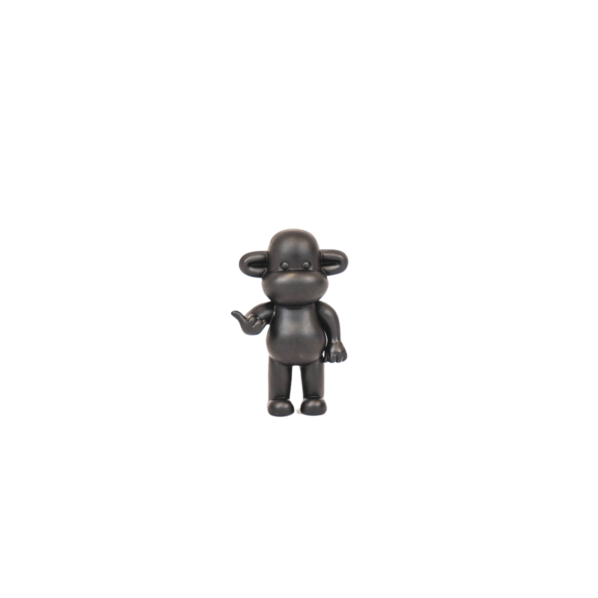 Affenfigur "The Legend" - 11x7x19cm - Schwarz