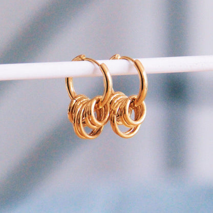 Creolen mit Ringen