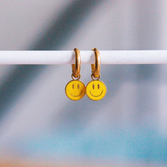 Creolen mit Smiley