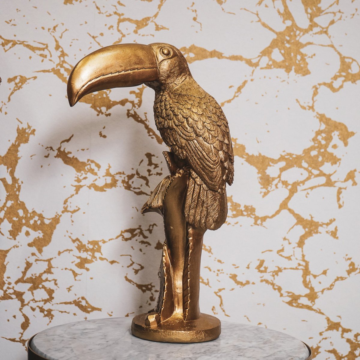 Tukan - Gold - 18x30x10cm