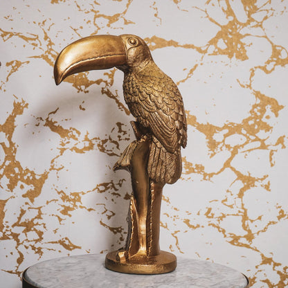 Tukan - Gold - 18x30x10cm