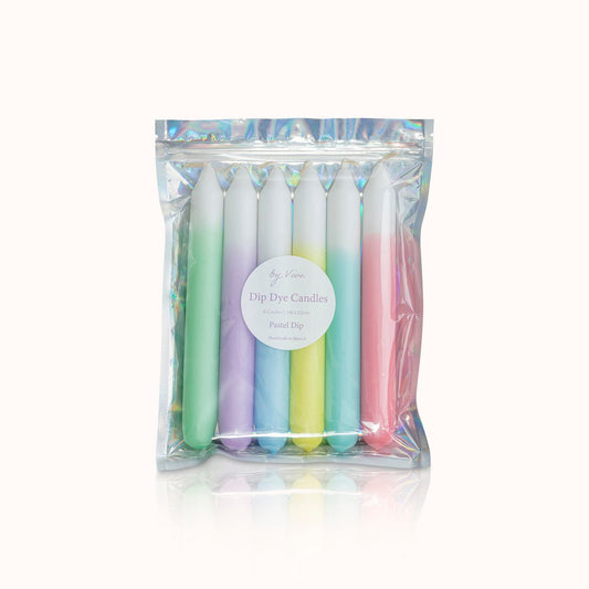 Dip Dye Kerzen „Pastel Dip“