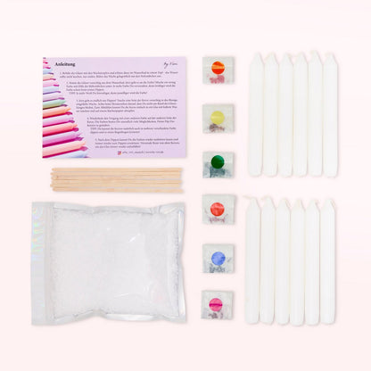 DIY Box - Dip Dye Kerzen: Rainbow Edition