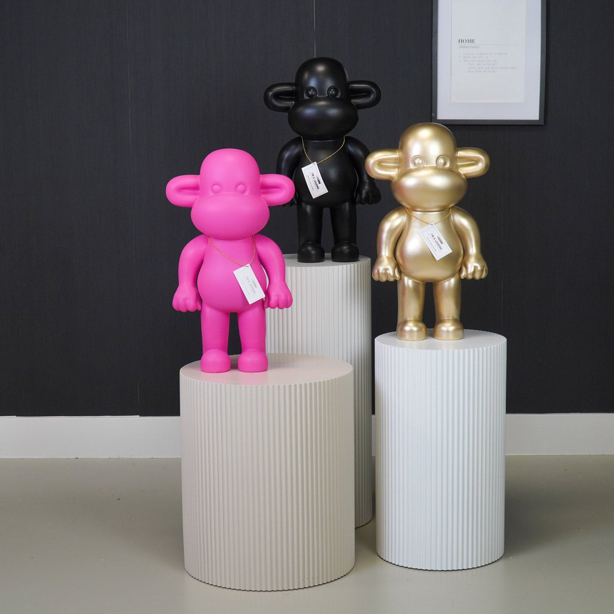 Affenfigur "The Legend" 33x21x50 cm - Gold