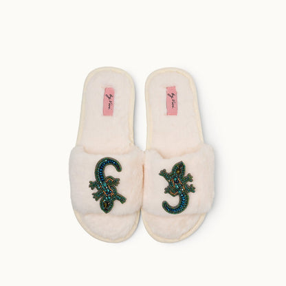 Broschenpaar „Eidechse“