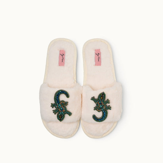 Broschenpaar „Eidechse“