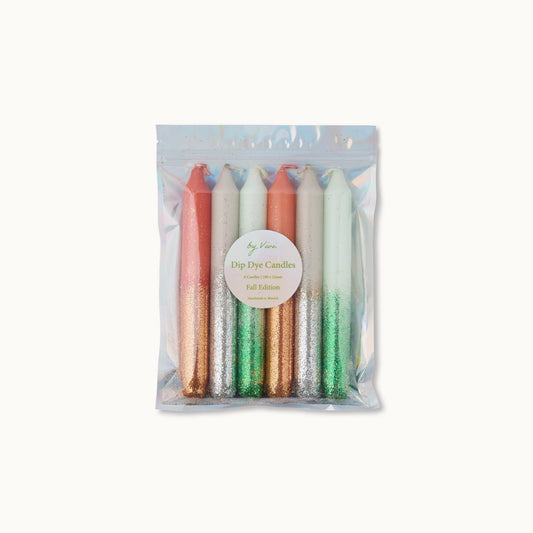 Dip Dye Kerzen „Glitter Fall Edition“