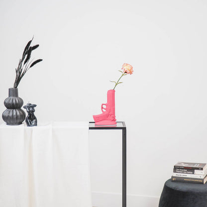 Vase - Gun - Neon Pink - 15x9x23cm