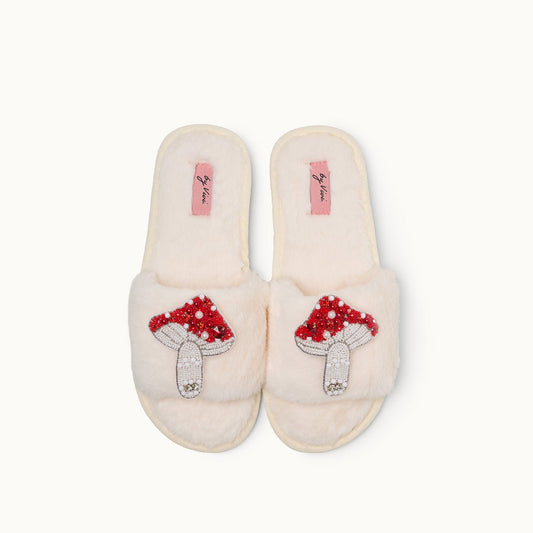 Broschenpaar „Fliegenpilz“