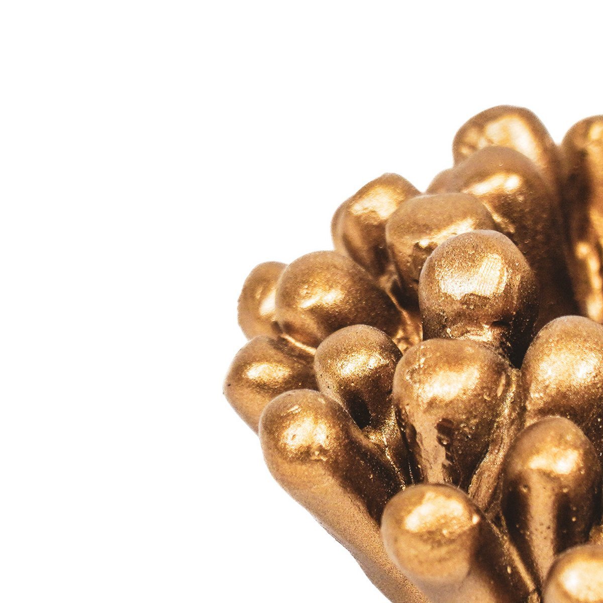 Kerzenhalter - Teelicht - Seeanemone - Gold - 10x10x6cm