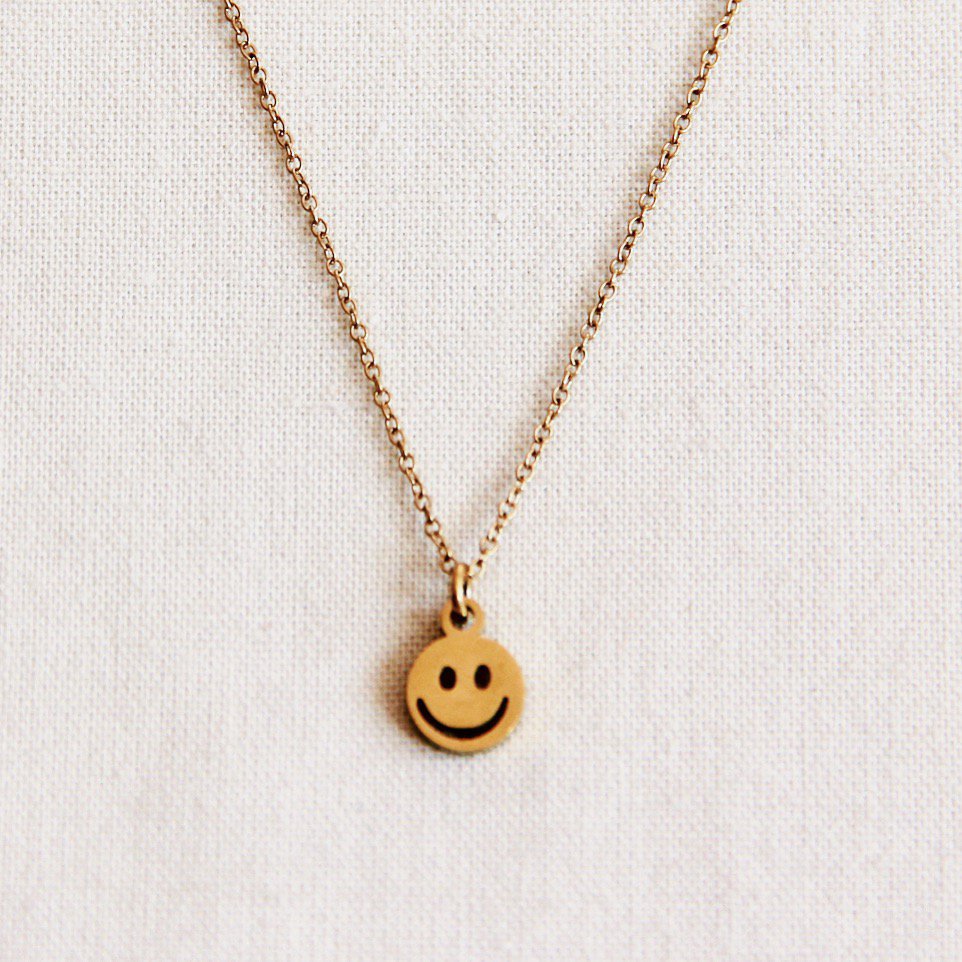 Halskette mit Smiley
