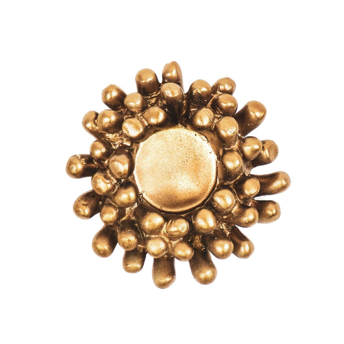 Kerzenhalter - Teelicht - Seeanemone - Gold - 10x10x6cm