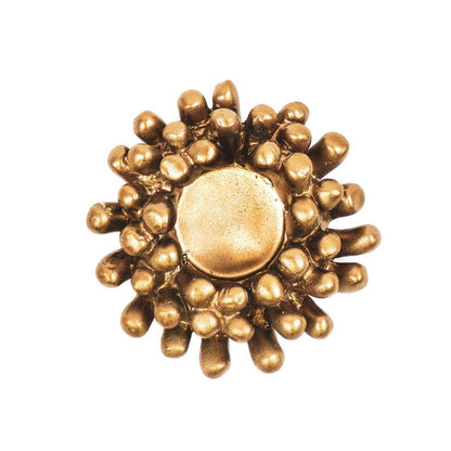 Kerzenhalter - Teelicht - Seeanemone - Gold - 10x10x6cm